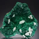 Cerussite on Malachite - image 1