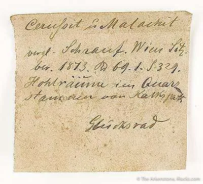 Cerussite on Malachite - image 3