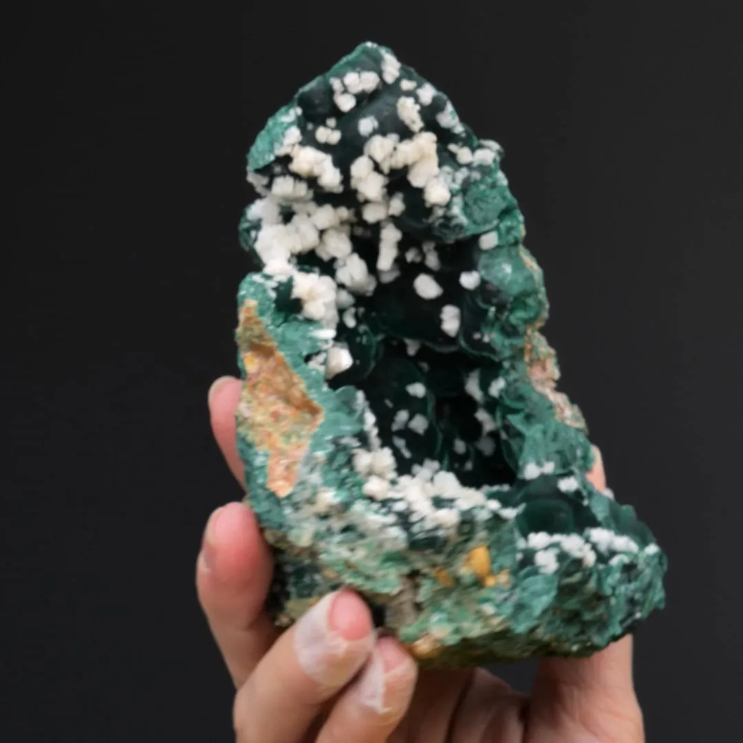 Cerussite on Malachite - image 2