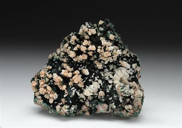 Cerussite on Malachite image