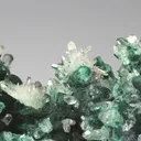 Cerussite on Malachite - image 1