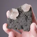 Cerussite on Mottramite - image 2