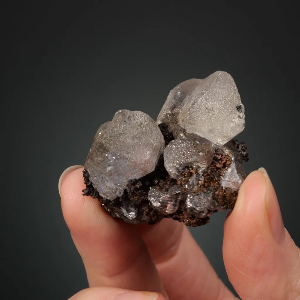 Cerussite on NATIVE Copper - image 2