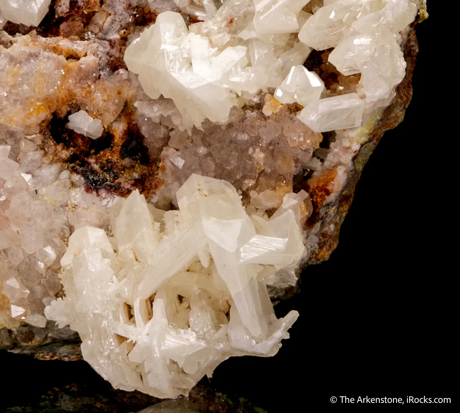 Cerussite on Quartz - image 6