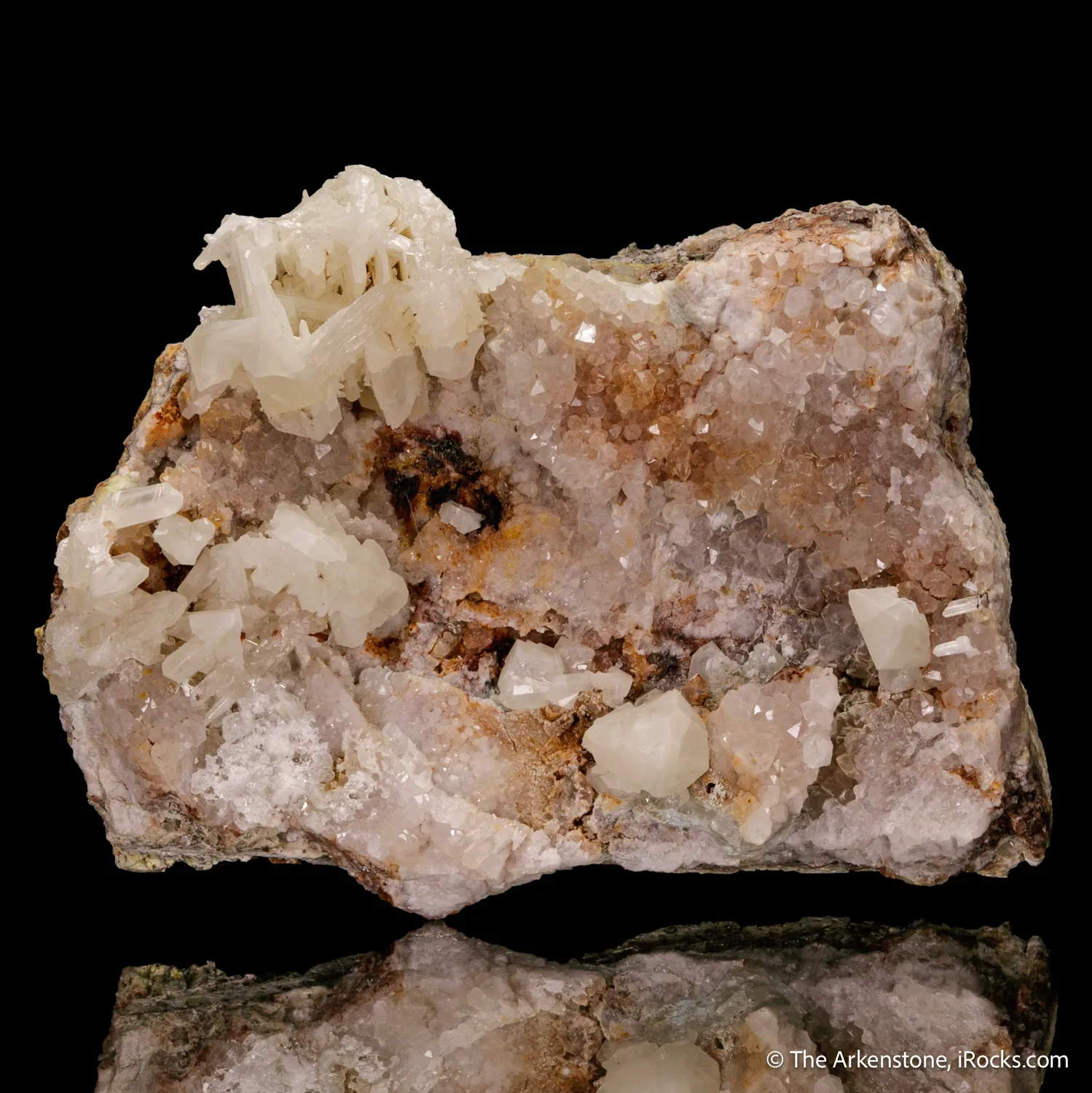 Cerussite on Quartz - image 4
