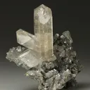 Cerussite on Smithsonite - image 1