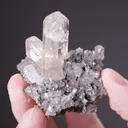Cerussite on Smithsonite - image 2