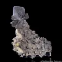 Cerussite on Tetrahedrite coated with Smithsonite - image 4