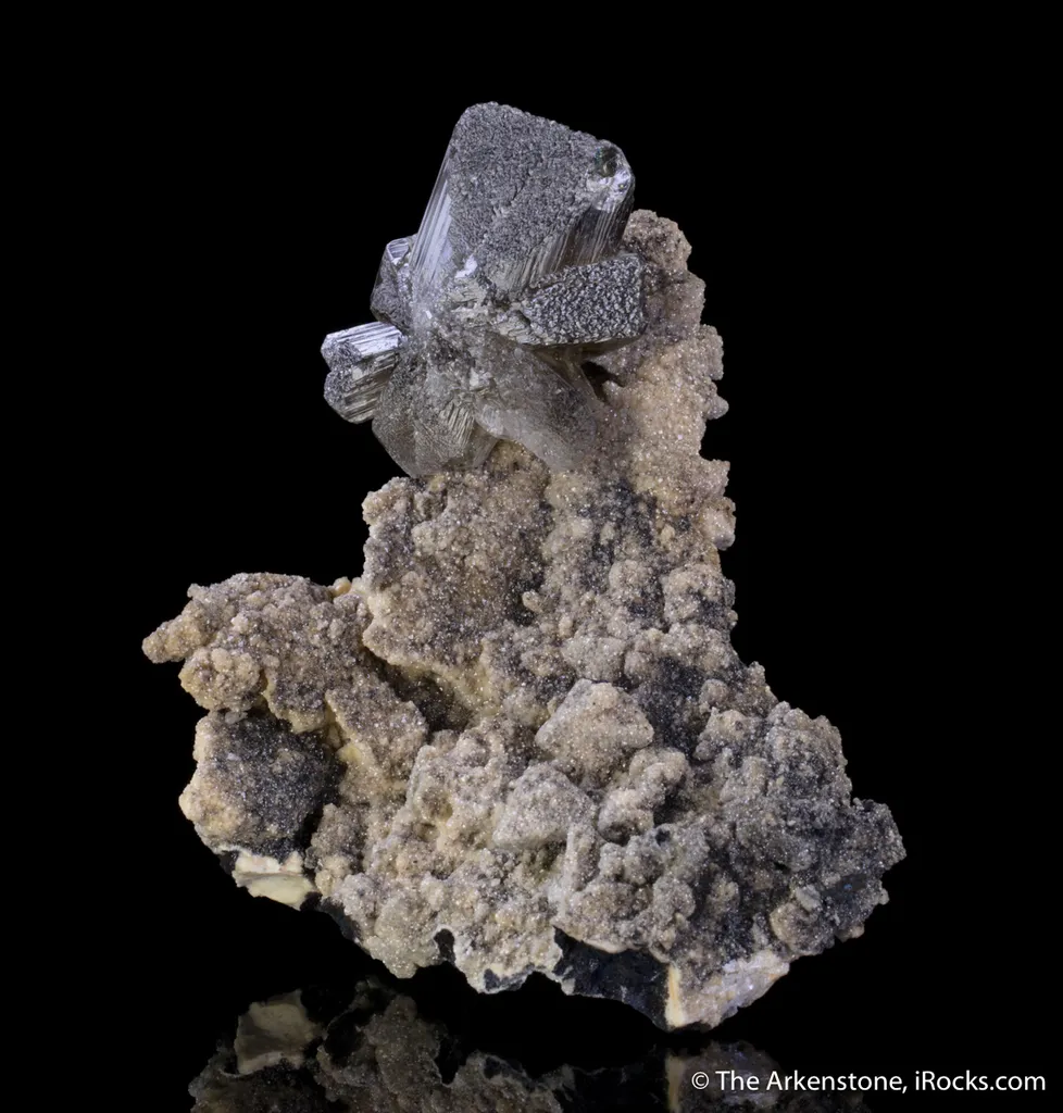 Cerussite on Tetrahedrite coated with Smithsonite - image 5