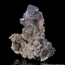 Cerussite on Tetrahedrite coated with Smithsonite - image 5