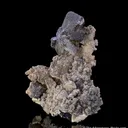 Cerussite on Tetrahedrite coated with Smithsonite - image 6