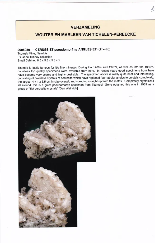 Cerussite ps. after Anglesite - image 6