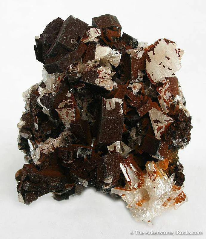 Cerussite Pseudo. Anglesite With Cerussite image