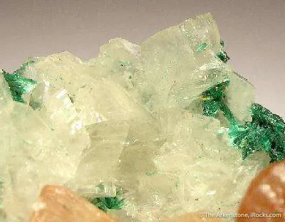 Cerussite (Red), Malachite & Calcite - image 3