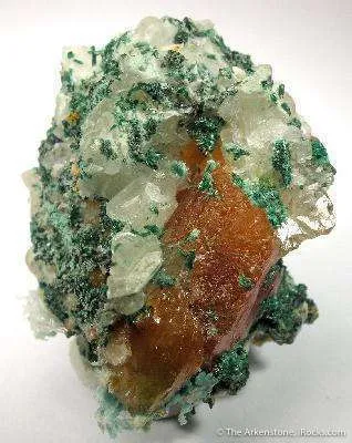 Cerussite (Red), Malachite & Calcite - image 4