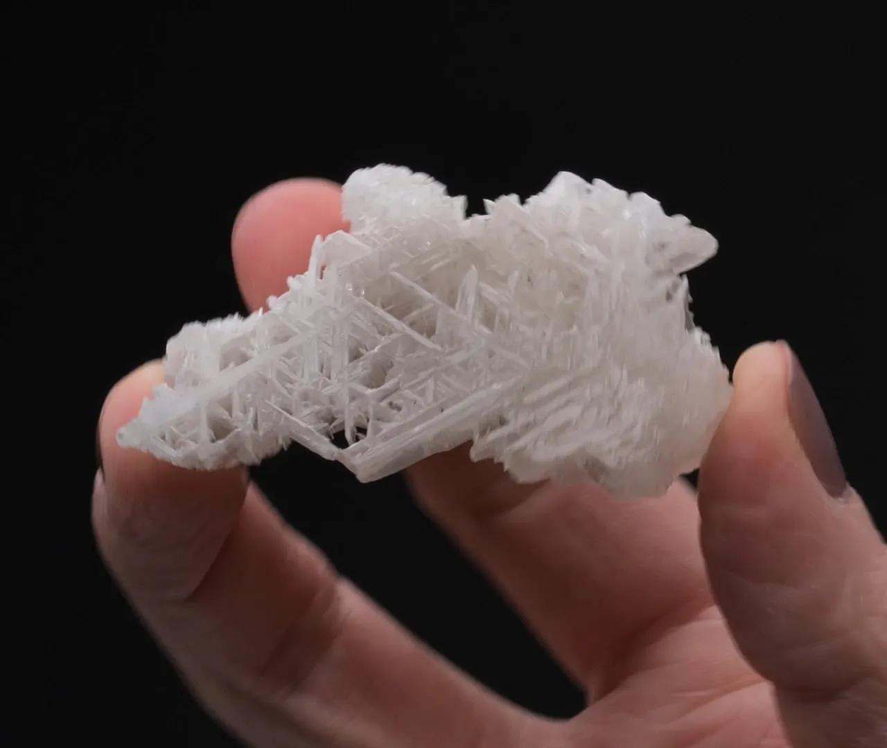 Cerussite reticulated 'snow-flake' twin - image 2