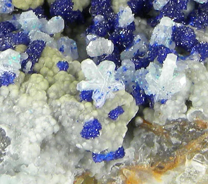 Cerussite, Rosasite, Azurite, Smithsonite, Mimetite, Beudantite, Baryte, Galena - image 4