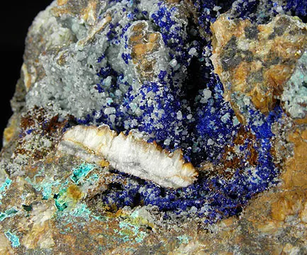 Cerussite, Rosasite, Azurite, Smithsonite, Mimetite, Beudantite, Baryte, Galena - image 2