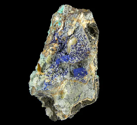 Cerussite, Rosasite, Azurite, Smithsonite, Mimetite, Beudantite, Baryte, Galena - image 3