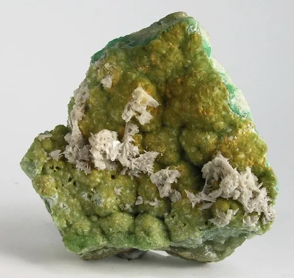 Cerussite, Smithsonite (Var: Cuprian Smithsonite) image