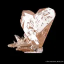 Cerussite (twinned) on Cerussite - image 4