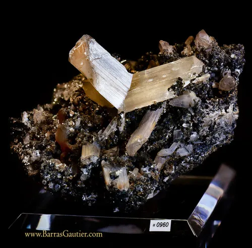 Cerussite twinned on Galena image