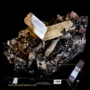 Cerussite twinned on Galena - image 1