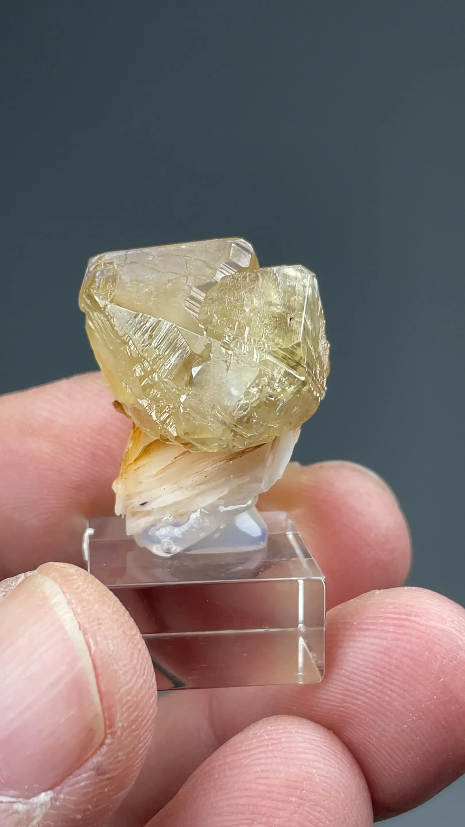 Cerussite with Barite - image 2