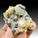 Cerussite with Barite, Galena - image 1