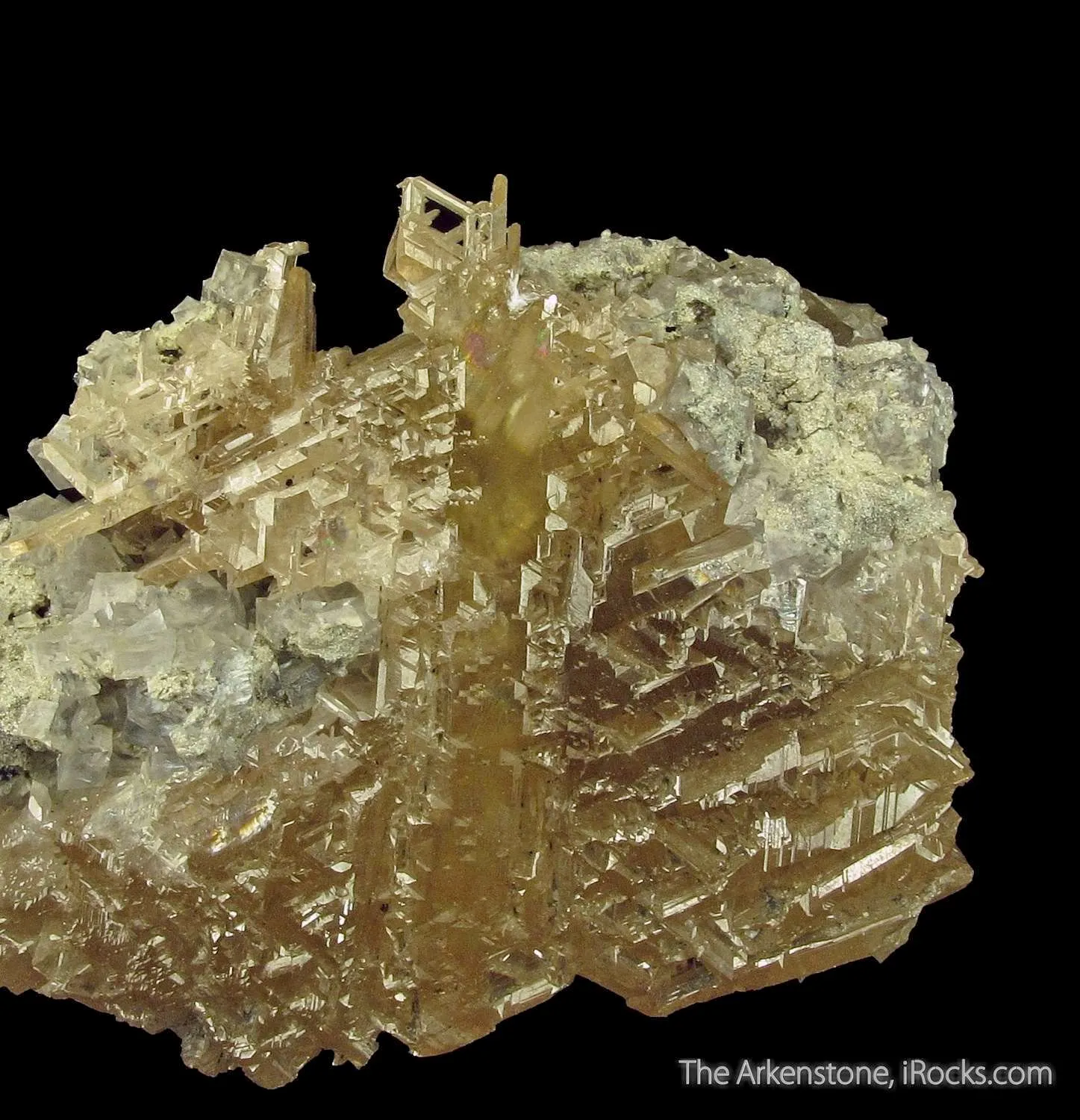 Cerussite with Calcite - image 3