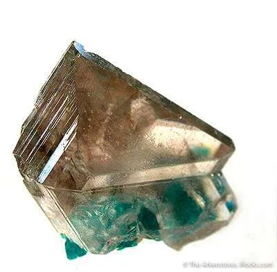 Cerussite With Dioptase - image 1