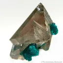Cerussite With Dioptase - image 2