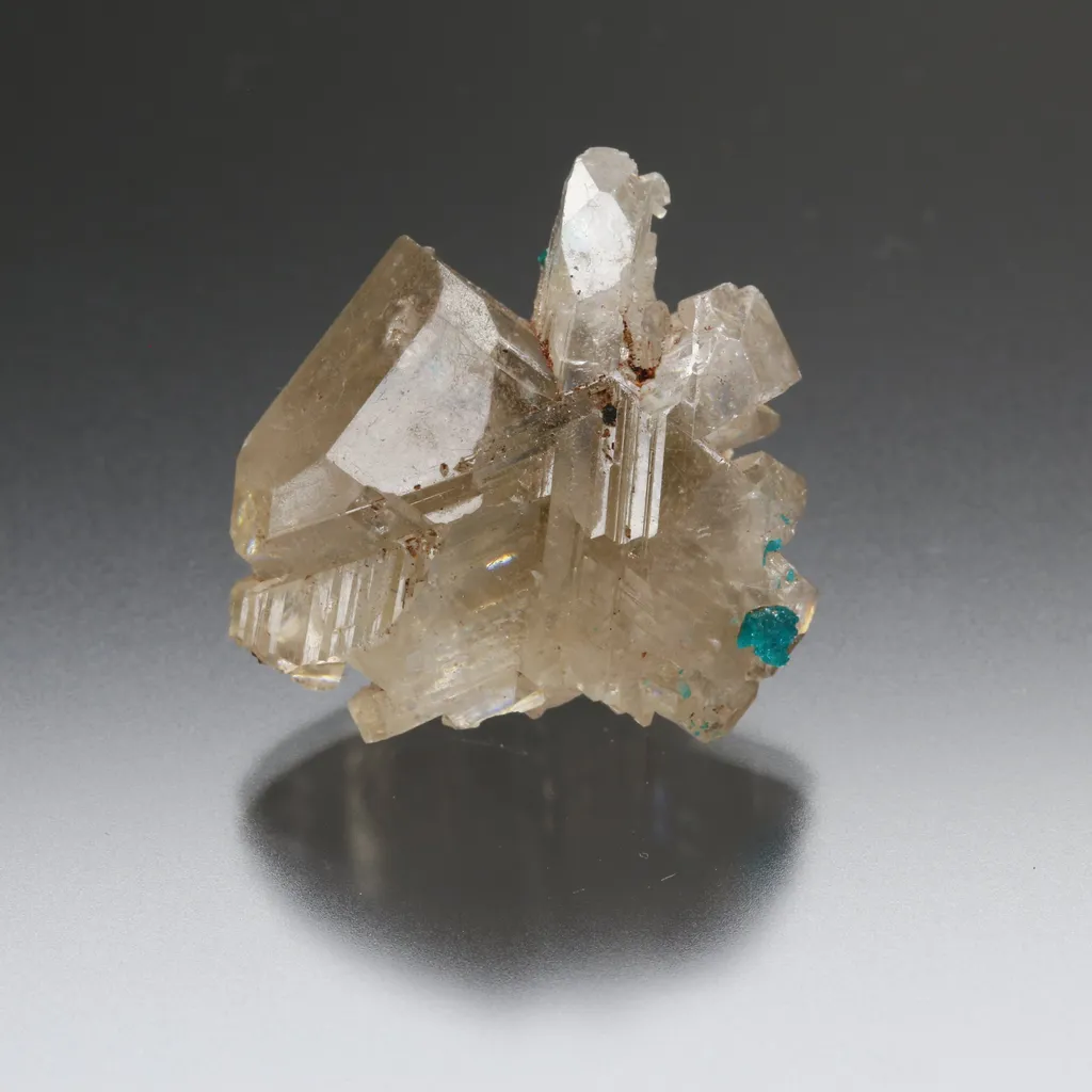 Cerussite with Dioptase Inclusion image