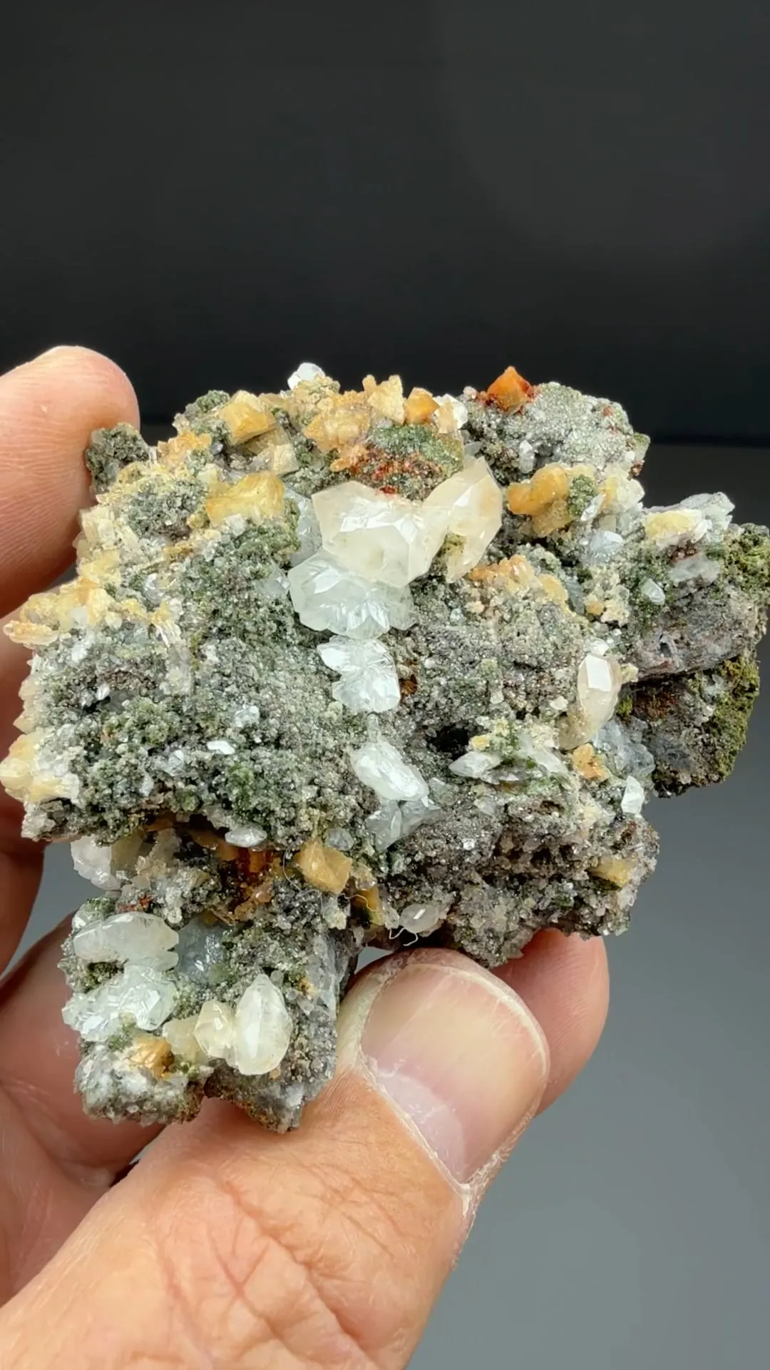 Cerussite with Dolomite, Duftite - image 2