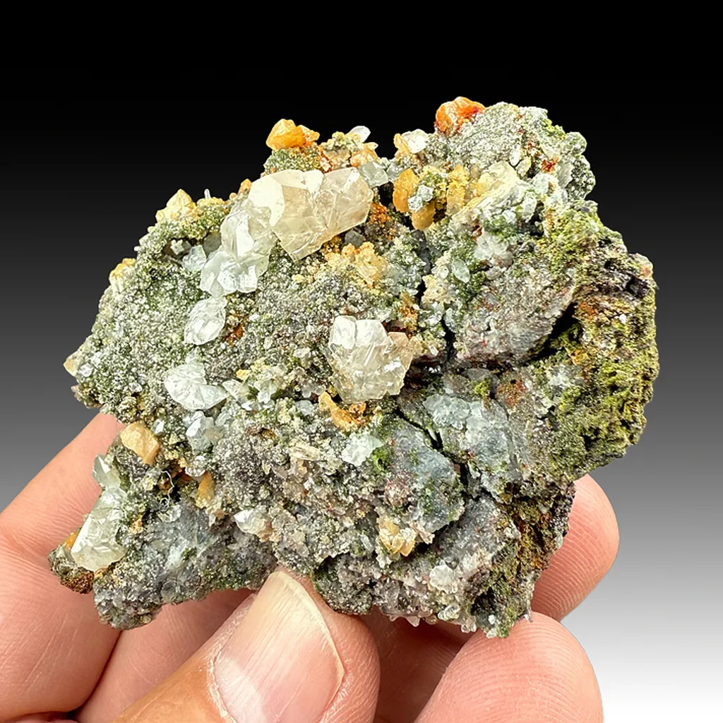 Cerussite with Dolomite, Duftite image