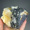 Cerussite with Galena, Fluorite - image 2