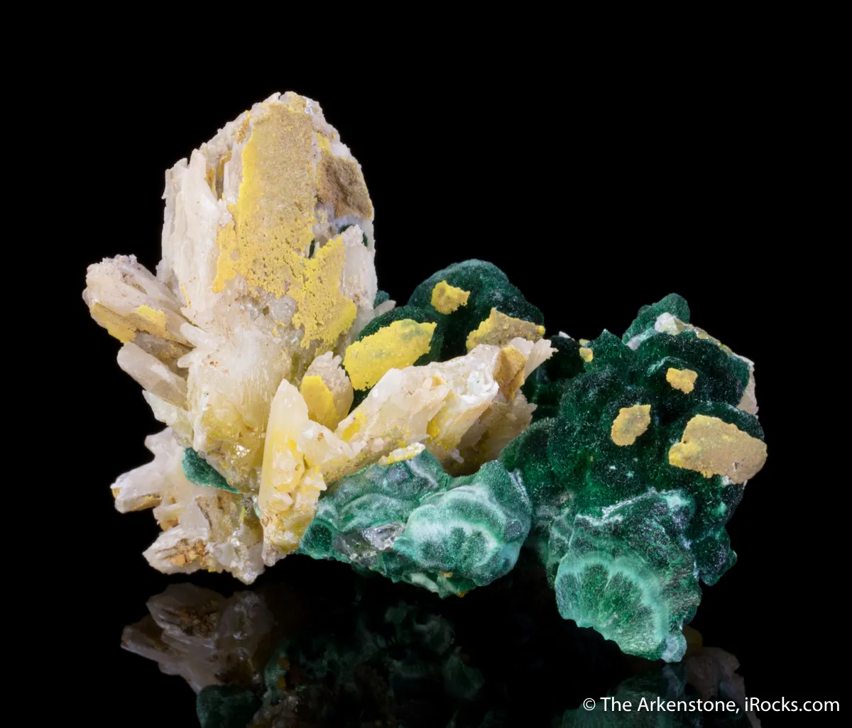 Cerussite with Malachite - image 8