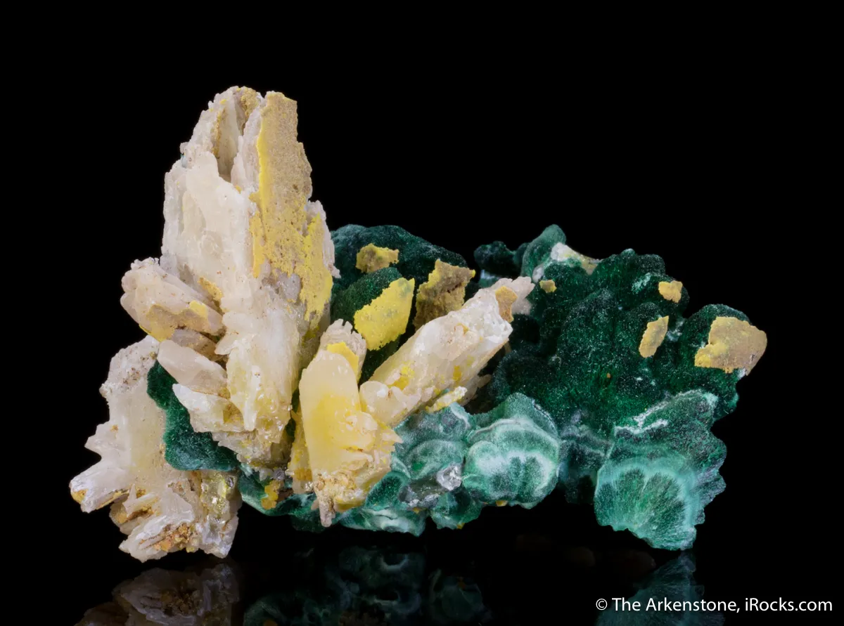 Cerussite with Malachite - image 9