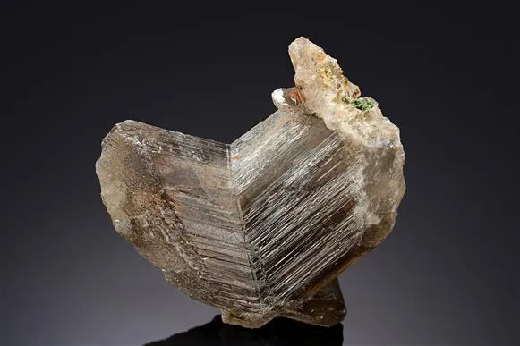 Cerussite with Malachite and Goethite image