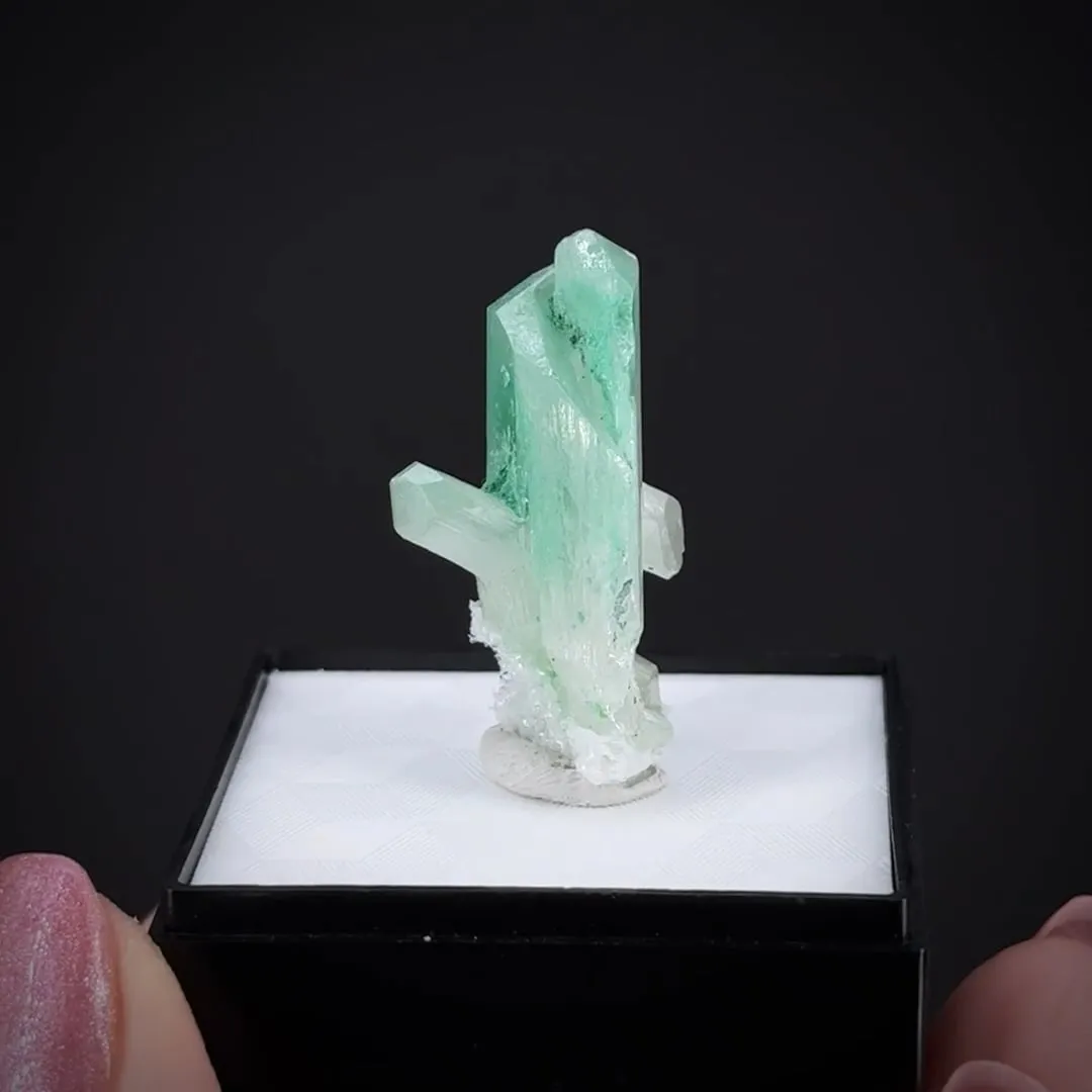 Cerussite with Malachite Inclusions - image 2