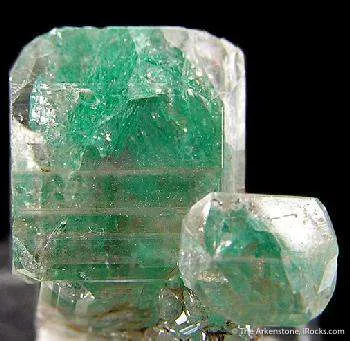 Cerussite With Malachite Inclusions - image 1