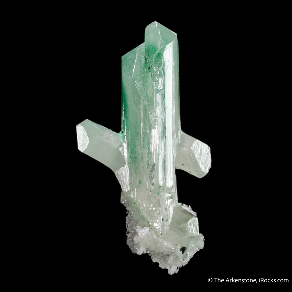 Cerussite with Malachite Inclusions image
