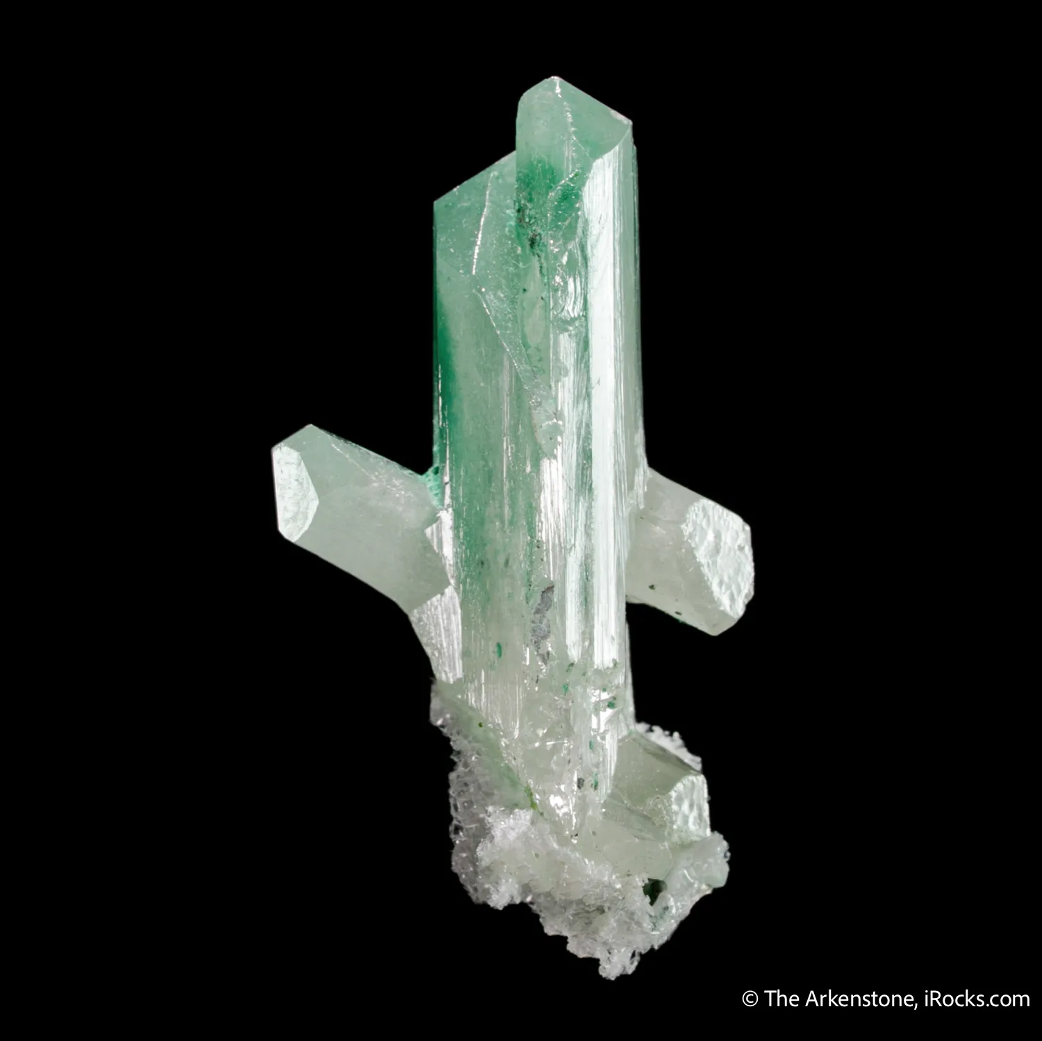 Cerussite with Malachite Inclusions - image 1