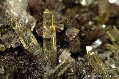Cerussite With Mimetite and Galena - image 3