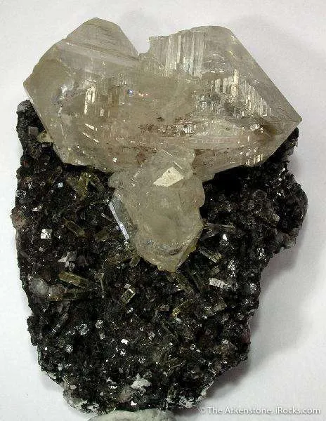 Cerussite With Mimetite and Galena image