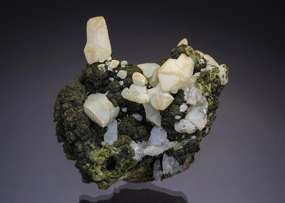 Cerussite with Mottramite - image 1