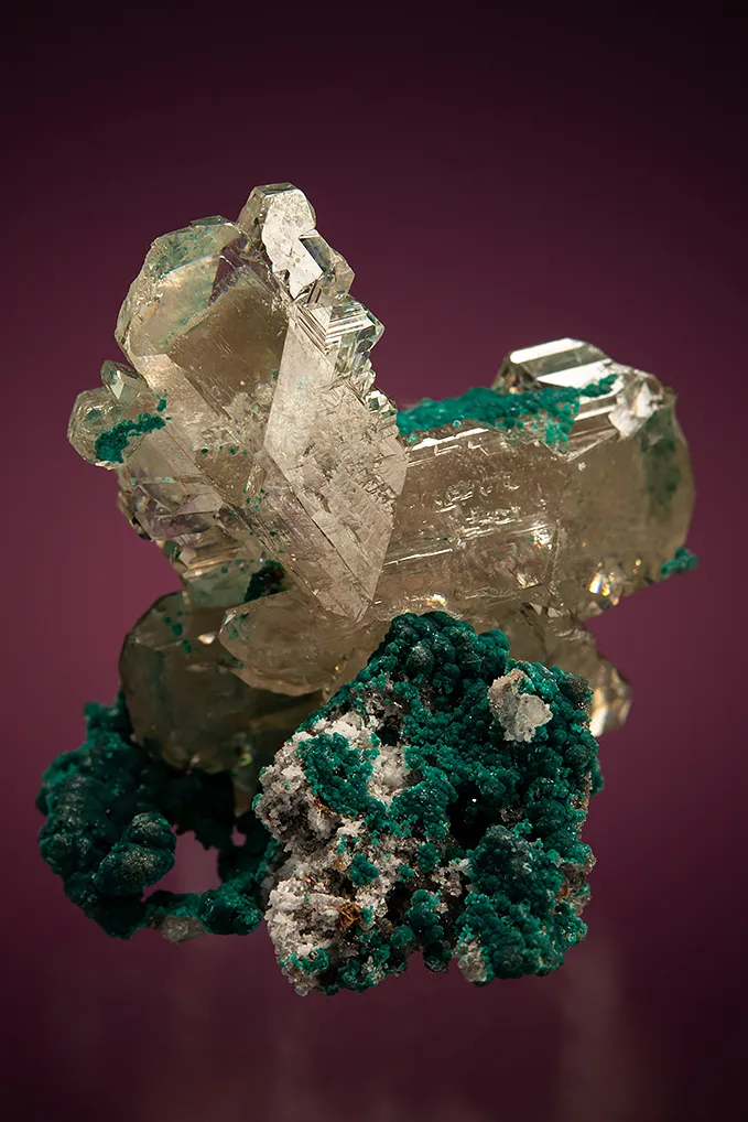Cerussite with Rosasite image
