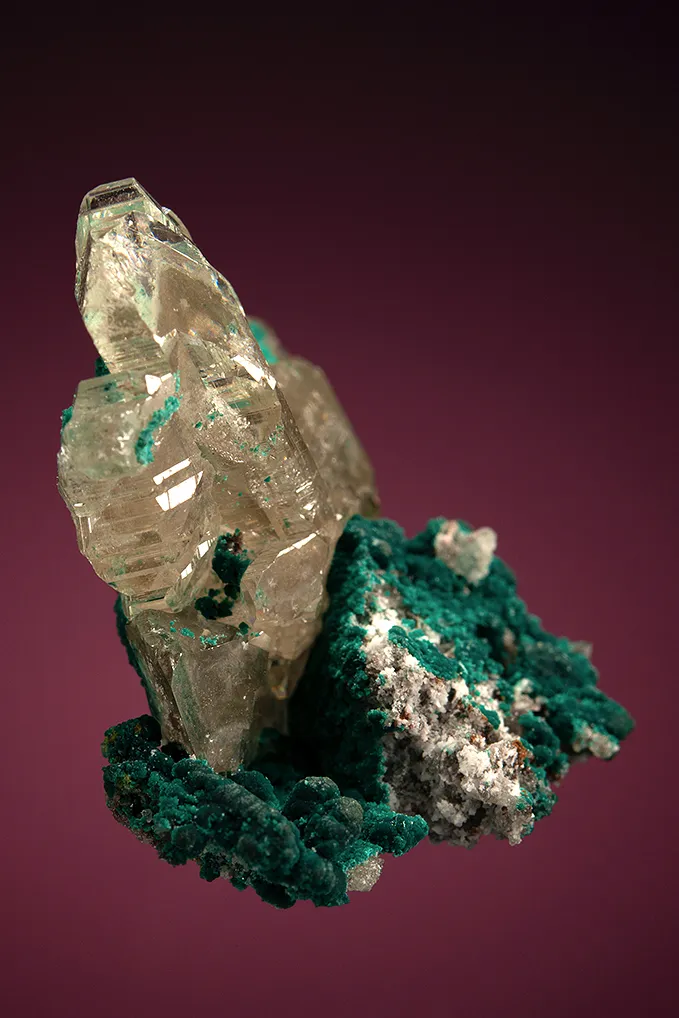 Cerussite with Rosasite - image 3