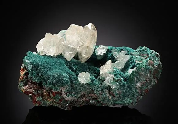 Cerussite with Rosasite image