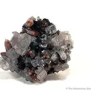 Cerussite With Smithsonite Included By Hematite - image 1